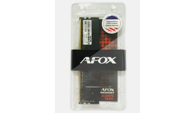 Afox RAM DDR4 8G 2133 UDIMM 8 GB 1 x 8 GB 2133 MHz