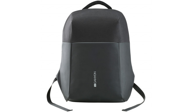 CANYON BP-9, Anti-theft backpack for 15.6'' laptop, material 900D glued polyester and 600D polyester