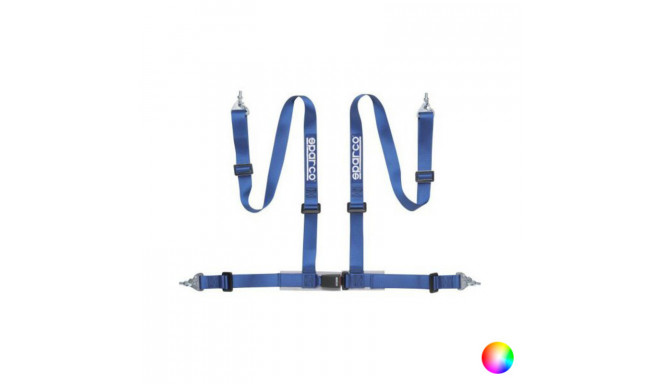 Harness with 4 fastening points Sparco Lap Rein - Blue
