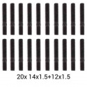 Eraldaja komplekt OMP 5x114,3 67,1 M14 x 1,50 + M12 x 1,50 20 mm