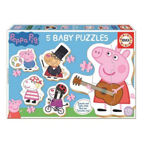 5 Pusle Komplekt Peppa Pig Educa