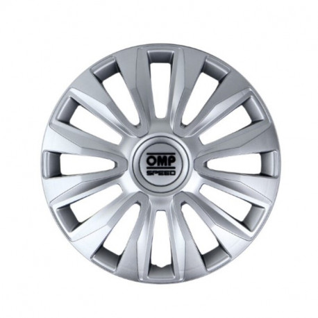 Ilukilbid OMP Magnum Speed Hõbedane 14" (4 uds)