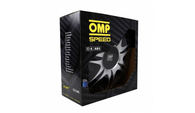 колпаки OMP Ghost Speed Чёрный Серебристый 15" (4 uds)