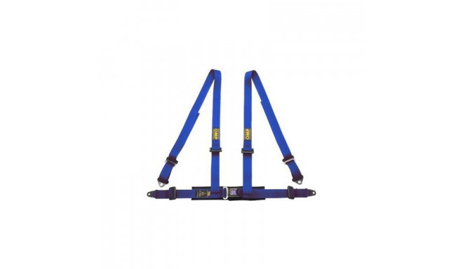 Harness with 4 fastening points OMP Road 4 Blue