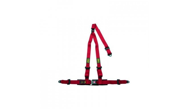 3 Point Attachment Harness OMP Strada 3 - Red