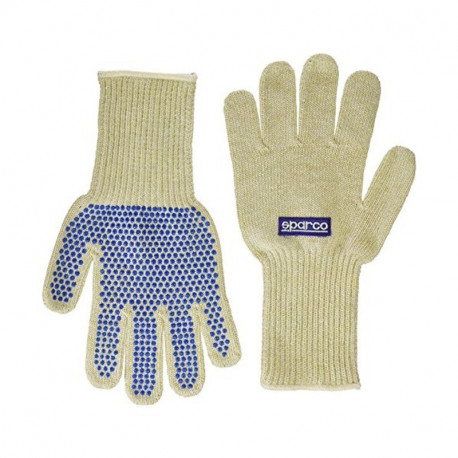 Mechanic's Gloves Sparco Nomex White