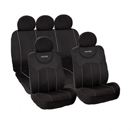 Auto põrandamatt Momo 010 (11 pcs) Must Universaalne (4 pcs)