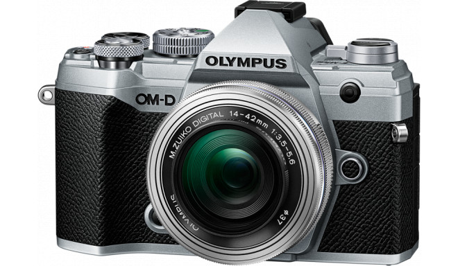 Olympus OM-D E-M5 Mark III + 14-42mm Kit, серебристый/серебристый