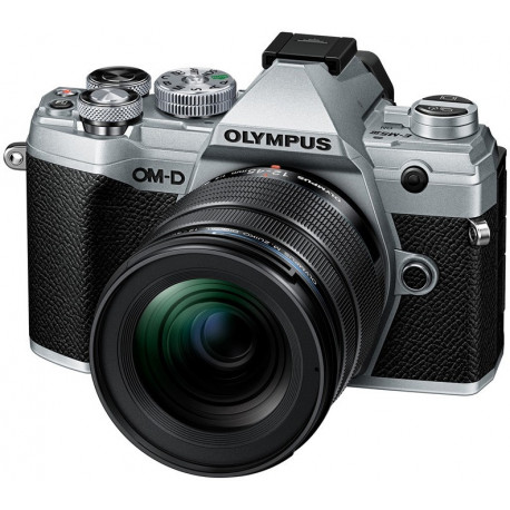 Olympus OM-D E-M5 Mark III + 12-45mm Pro Kit, hõbedane/must