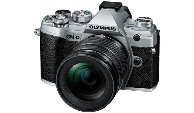 Olympus OM-D E-M5 Mark III + 12-45mm Pro Kit, hõbedane/must