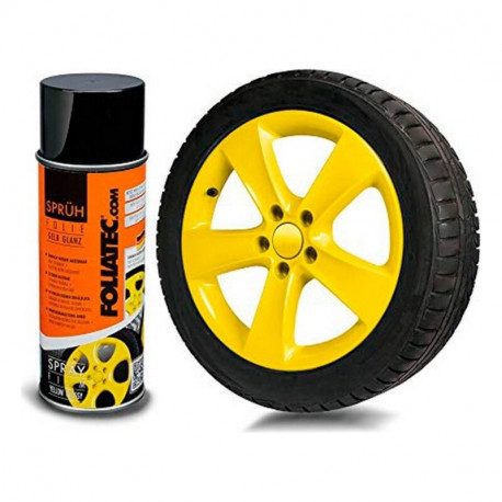 Auto Šķidrā Gumija Foliatec Dzeltens 400 ml