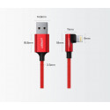Ugreen USB - Lightning MFI angled cable 1m 2,4A black (60521)
