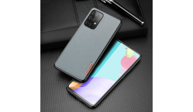 Dux Ducis Fino case covered with nylon material for Samsung Galaxy A72 4G gray