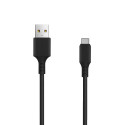 Setty USB-laadija 3A, must + USB-C kaabel 1m