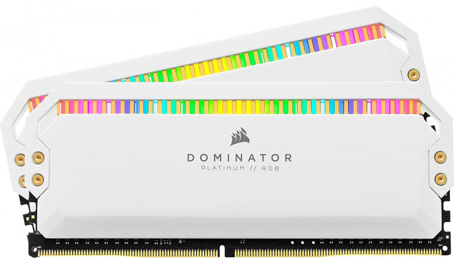 Corsair DDR4 - 16 GB -3600 - CL - 18 - Dual Kit, Dominator Platinum RGB (white, CMT16GX4M2C3600C18W)