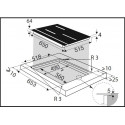 Built-in induction hob De Dietrich DPI7686BP