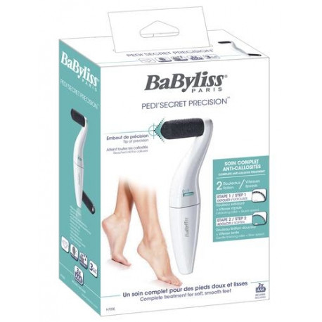 BABYLISS Foot scrub H700E PediSecret Precision Number of accessories included 2, Number of power le