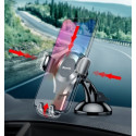 Baseus Osculum Gravity Car Mount Dashboard Windshield Phone Bracket Holder black (SUYL-XP01)