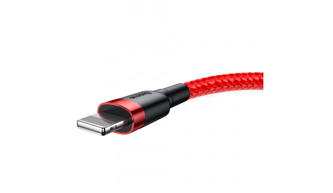 Baseus Cafule USB-A / Lightning 1.5A QC 3.0 cable 2 m - red
