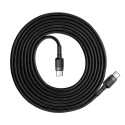 Baseus Cafule Cable Durable Nylon Braided Wire USB-C PD / USB-C PD PD2.0 60W 20V 3A QC3.0 2M black-g