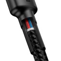 Baseus Cafule Cable Durable Nylon Braided Wire USB-C PD / USB-C PD PD2.0 60W 20V 3A QC3.0 2M black-g