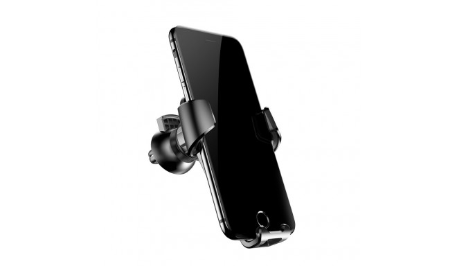 Baseus Gravity Car Mount gravity air vent car holder for 4-6" phone black (SUYL-01)