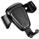 Baseus Gravity Car Mount Phone Bracket Air Vent Holder for 4-6" Devices black (SUYL-01)