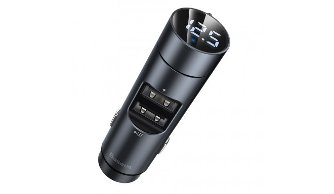 Baseus FM-saatja Energy Column Bluetooth FM Transmitter MP3 Car Charger 2x USB QC3.0 3.1A, hall (CCNLZ-0G)