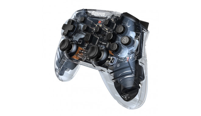 Baseus Motion Sensing Vibrating Transparent Wireless Gamepad black (GMSWA-01)