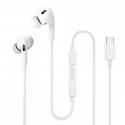 Dudao in-ear earphone USB Type C headset with remote control white (X14T white)
