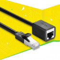 Ugreen extension cable Ethernet RJ45 Cat 6 FTP 1000 Mbps internet cable 2 m black (NW112 11281)