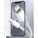 Baseus USB Type C - Lightning cable Power Delivery fast charge 20 W 1 m white (CATLGD-02)