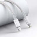 Baseus USB Type C - Lightning cable Power Delivery fast charge 20 W 2 m white (CATLGD-A02)