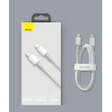 Baseus USB Type C - Lightning cable Power Delivery fast charge 20 W 1 m black (CATLGD-01)