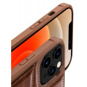 Nillkin Aoge Leather Case genuine leather protective wallet cover iPhone 12 mini brown