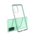 Spring Case clear TPU gel protective cover with colorful frame for Samsung Galaxy S21+ 5G (S21 Plus 