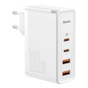 Baseus GaN2 Pro fast wall charger 100W USB / USB Typ C Quick Charge 4+ Power Delivery white (CCGAN2P