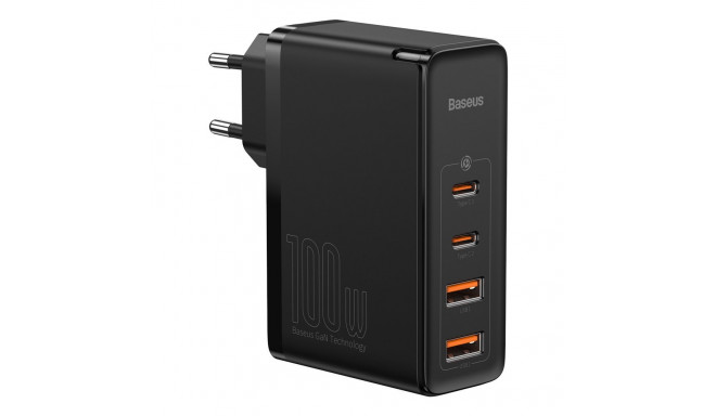 Baseus GaN2 Pro fast charger 100W USB / USB Type C Quick Charge 4+ Power Delivery black (CCGAN2P-L01