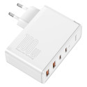 Baseus GaN2 Pro fast wall charger 100W USB / USB Typ C Quick Charge 4+ Power Delivery white (CCGAN2P