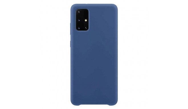 Silicone Case Soft Flexible Rubber Cover for Samsung Galaxy S21+ 5G (S21 Plus 5G) dark blue