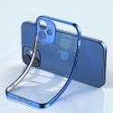Joyroom New Beauty Series ultra thin case with electroplated frame for iPhone 12 Pro blue (JR-BP743)