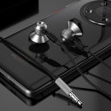 Dudao in-ear metal earphones 3,5 mm mini jack grey (X2C-Grey)