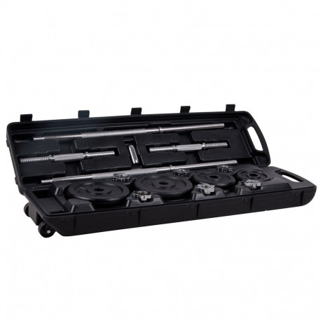 Barbell and Dumbbell Set with a Case inSPORTline 50 kg