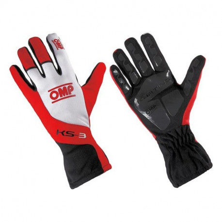 Men's Driving Gloves OMP MY2018 Black (XL)