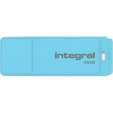 Integral flash drive 64GB Pastel, blue
