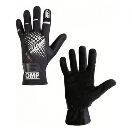 Men's Driving Gloves OMP MY2018 Melns (5)
