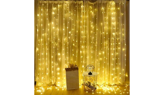 LED Christmas flashing curtains 3 * 2m 240led