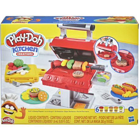 Hasbro Play-Doh voolimiskomplekt Kitchen Creations Grill and Stamp