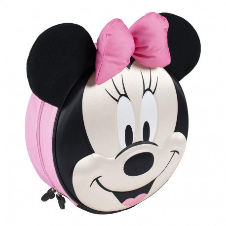 3D-Laste seljakott Minnie Mouse black (9 x 27 x 27 cm)