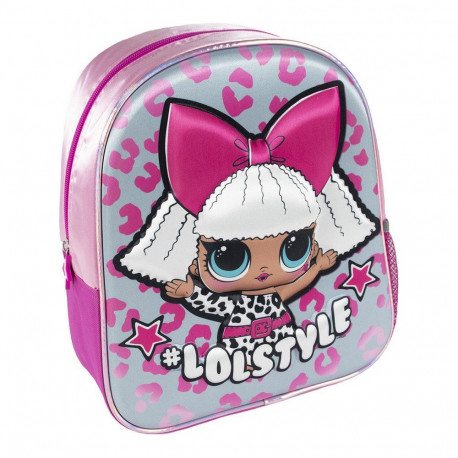 3D-Laste seljakott LOL Surprise! Roosa (25 x 31 x 1 cm)